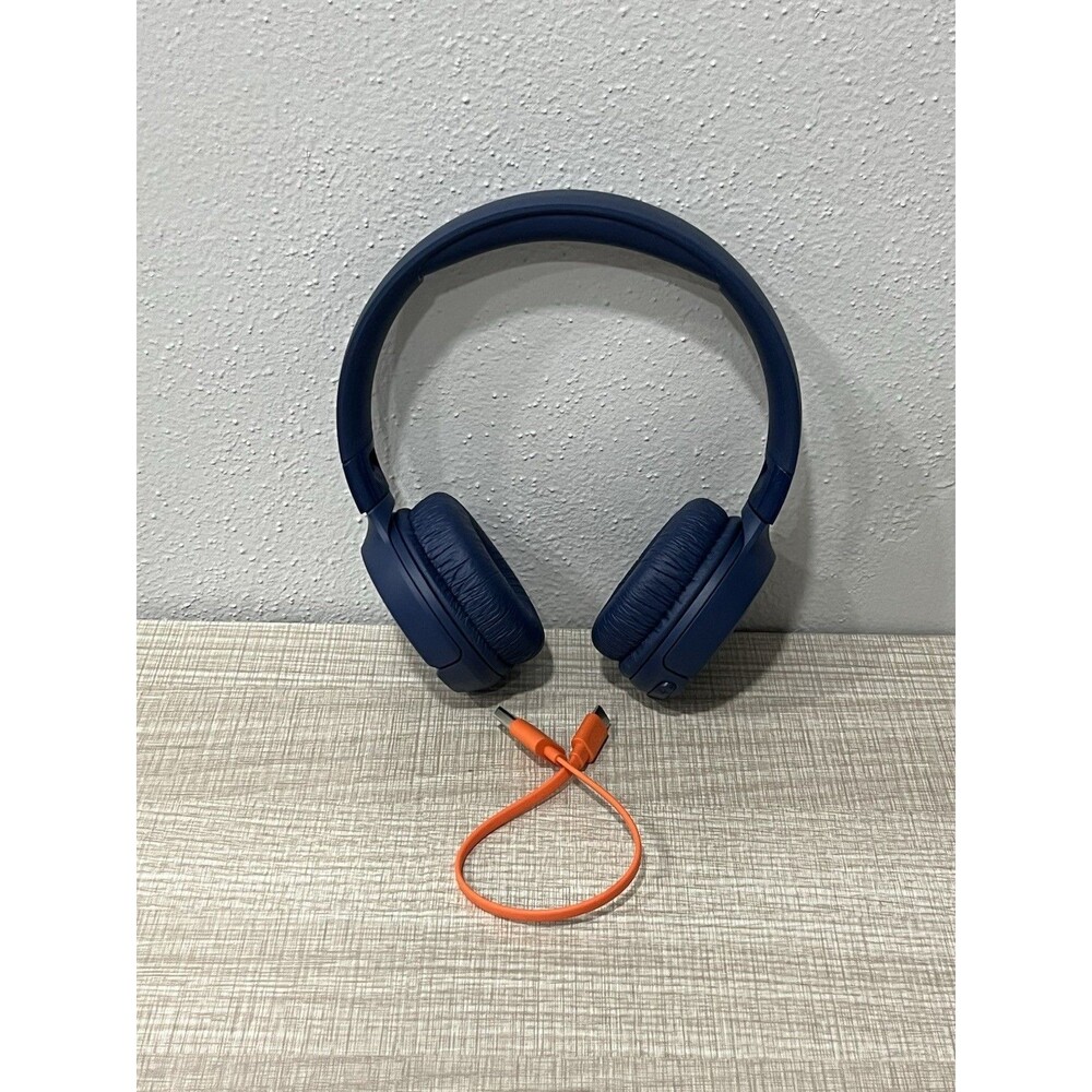 JBL Tune 520BT Wireless Bluetooth On-Ear Headphones Blue Great Condition